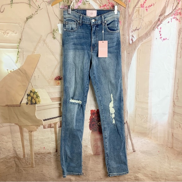 REVICE Denim - NEW REVICE Distressed Blue Jeans